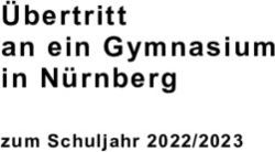 Übertritt an ein Gymnasium in Nürnberg - zum Schuljahr 2022/2023 - Bayerisches ...