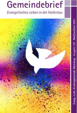 Gemeindebrief Evangelisches Leben in der Hallertau - Mainburg Evangelisch