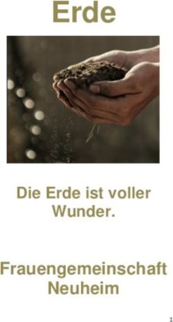 Erde - Frauengemeinschaft Neuheim Die Erde ist voller Wunder - Hoststar