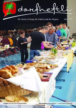 Die kleine Zeitung für Hallwil und die Region 06/ 2019
