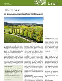 Höhere Erträge - Gemeinde Uzwil