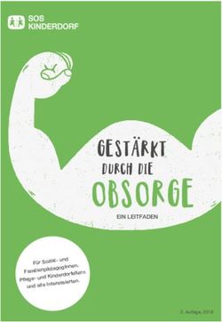 OBSORGE GESTARKT DURCH DIE - SOS-Kinderdorf &Ouml;sterreich