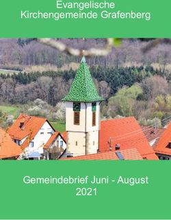 Evangelische Kirchengemeinde Grafenberg - Gemeindebrief Juni August 2021