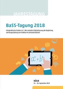 JAHRESTAGUNG BASS-TAGUNG 2018 - KÖLN 24 - 26. SEPTEMBER 2018 - SCHULPRAKTISCHE STUDIEN 4.0 - WIE VERÄNDERT DIGITALISIERUNG DIE BEGLEITUNG UND ...