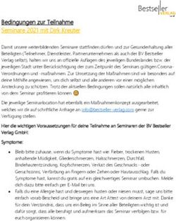 Bedingungen zur Teilnahme Seminare 2021 mit Dirk Kreuter