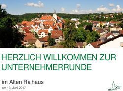HERZLICH WILLKOMMEN ZUR UNTERNEHMERRUNDE - im Alten Rathaus am 13. Juni 2017 - Stadt ...