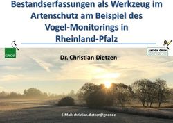 Bestandserfassungen als Werkzeug im Artenschutz am Beispiel des Vogel-Monitorings in Rheinland-Pfalz - Dr. Christian Dietzen - Pollichia
