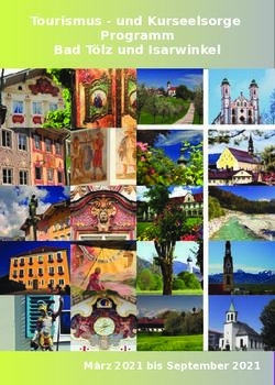 Tourismus - und Kurseelsorge Programm Bad T&ouml;lz und Isarwinkel - M&auml;rz 2021 bis September 2021