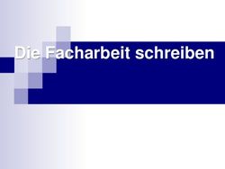 Die Facharbeit schreiben - Webflow