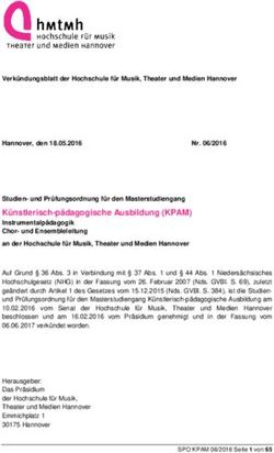 Künstlerisch-pädagogische Ausbildung (KPAM) - HMTM ...