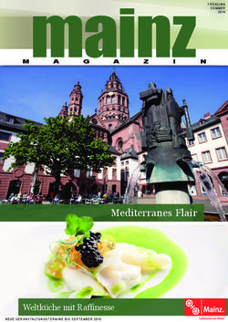 Mediterranes Flair Weltküche mit Raffinesse