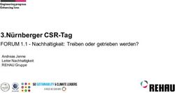 3.N&uuml;rnberger CSR-Tag FORUM 1.1 - Nachhaltigkeit: Treiben oder getrieben werden? - Andreas Jenne Leiter Nachhaltigkeit REHAU Gruppe