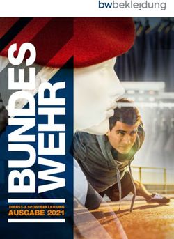AUSGABE 2021 DIENST- & SPORTBEKLEIDUNG - BWBM