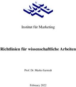 Richtlinien f&uuml;r wissenschaftliche Arbeiten - Institut f&uuml;r Marketing Prof. Dr. Marko Sarstedt - Institut f&uuml;r ...