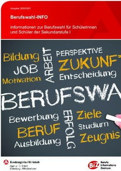 Berufswahl-INFO I - Bundesagentur f&uuml;r Arbeit
