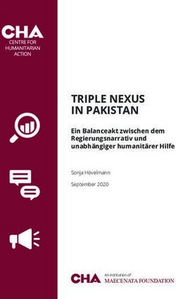 TRIPLE NEXUS IN PAKISTAN - Ein Balanceakt zwischen dem Regierungsnarrativ und unabhängiger humanitärer Hilfe - Centre for Humanitarian Action