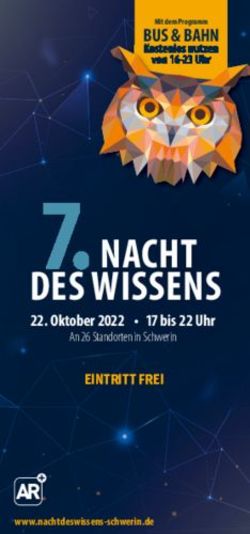 7. NACHT NACHT DES WISSENS - BUS & BAHN
