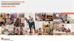 W&uuml;stenrot Bausparkasse AG Investorenpr&auml;sentation September 2018