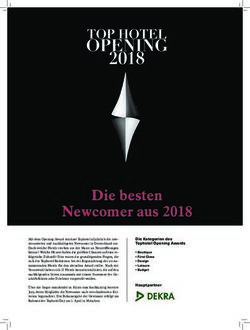 Newcomer aus 2018 2018 - Tophotel.de