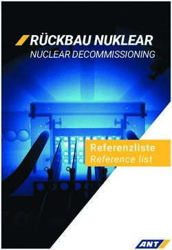 R&Uuml;CKBAU NUKLEAR NUCLEAR DECOMMISSIONING - Referenzliste Reference list - ANT AG