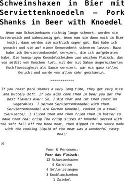 Schweinshaxen in Bier mit Serviettenknoedeln - Pork Shanks in Beer with Knoedel