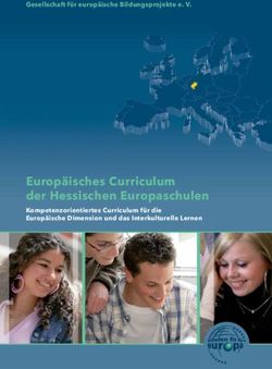 Europäisches Curriculum der Hessischen Europaschulen - Kompetenzorientiertes Curriculum für die Europäische Dimension und das Interkulturelle ...