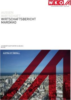 AUSSEN WIRTSCHAFT WIRTSCHAFTSBERICHT MAROKKO