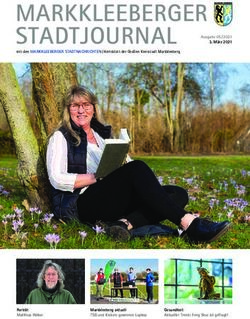 MARKKLEEBERGER STADTJOURNAL