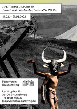 ARIJIT BHATTACHARYYA From Forests We Are And Forests We Will Be 11.03 21.05.2023 - Kunstverein Braunschweig Lessingplatz 12 38100 Braunschweig ...