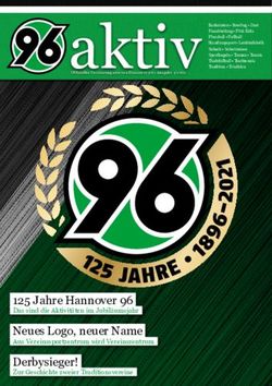 Aktiv - 125 Jahre Hannover 96 Das sind die Aktivit&auml;ten im Jubil&auml;umsjahr