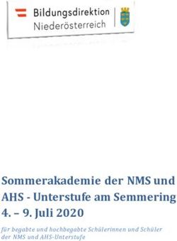 Sommerakademie der NMS und AHS - Unterstufe am Semmering 4 - 9. Juli 2020 - für begabte und hochbegabte Schülerinnen und Schüler der NMS und ...