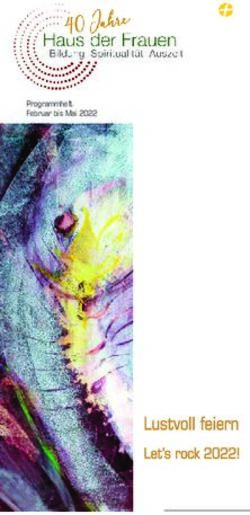Lustvoll feiern Let's rock 2022! - Programmheft Februar bis Mai 2022 - Haus der Frauen