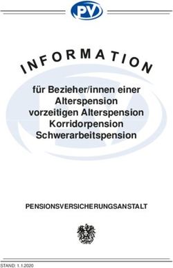 F&uuml;r Bezieher/innen einer Alterspension vorzeitigen Alterspension Korridorpension Schwerarbeitspension - PENSIONSVERSICHERUNGSANSTALT ...