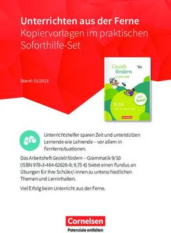 Unterrichten aus der Ferne - Kopiervorlagen im praktischen Soforthilfe-Set