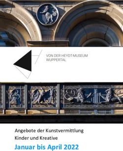 Januar bis April 2022 - Angebote der Kunstvermittlung Kinder und Kreative - Wuppertal
