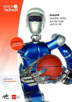 Robotik Sensible Helfer auf der Erde und im All - l - Space2School