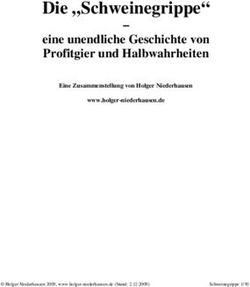 Die "Schweinegrippe" eine unendliche Geschichte von Profitgier und Halbwahrheiten