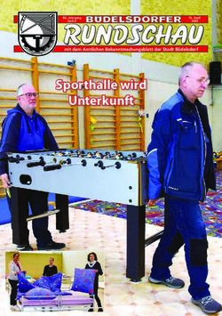 Sporthalle wird Unterkunft - mit dem Amtlichen Bekanntmachungsblatt der Stadt B&uuml;delsdorf - Wirtschaftsvereinigung B&uuml;delsdorf ...