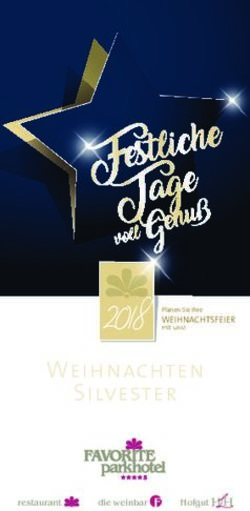 Silvester Weihnachten - WEIHNACHTSFEIER - Favorite Parkhotel