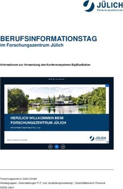 BERUFSINFORMATIONSTAG - im Forschungszentrum J&uuml;lich Informationen zur Verwendung des Konferenzsystems BigBlueButton - Forschungszentrum J&uuml;lich