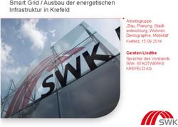 Smart Grid / Ausbau der energetischen Infrastruktur in Krefeld - Arbeitsgruppe "Bau, Planung, Stadt-entwicklung, Wohnen, Demographie, Mobilität" ...