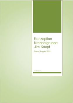Konzeption Krabbelgruppe Jim Knopf - Stand August 2021
