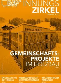 INNUNGS ZIRKELAUSGABE 01/21 - GEMEINSCHAFTS PROJEKTE - WKO