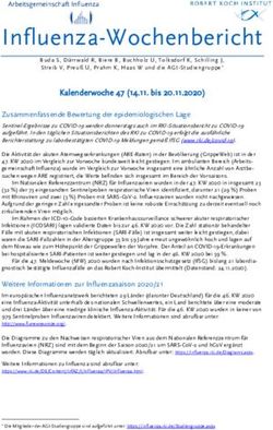 Influenza-Wochenbericht - RKI
