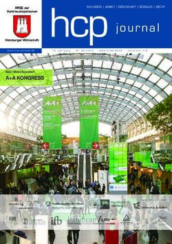 Hamburger Wirtschaft hcp journal - ARGE ...