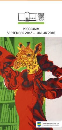 PROGRAMM SEPTEMBER 2017 - JANUAR 2018 - Pfaffenhofen