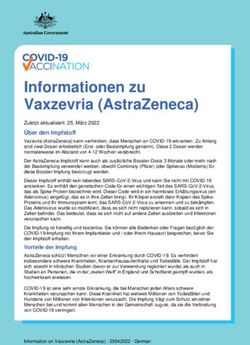 Informationen zu Vaxzevria (AstraZeneca) - German