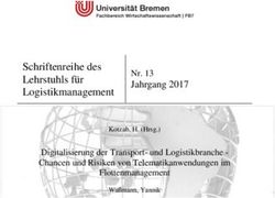 Schriftenreihe des Lehrstuhls für Logistikmanagement - Nr. 13 Jahrgang 2017 Digitalisierung der Transport- und Logistikbranche - Chancen und ...