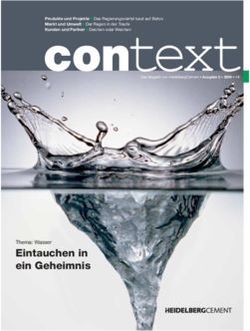 Eintauchen in ein Geheimnis - HeidelbergCement