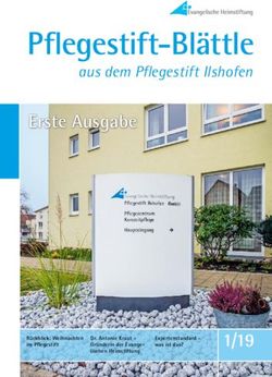 Pflegestift-Bl&auml;ttle Erste Ausgabe 1/19 - aus dem Pflegestift Ilshofen - Evangelische Heimstiftung